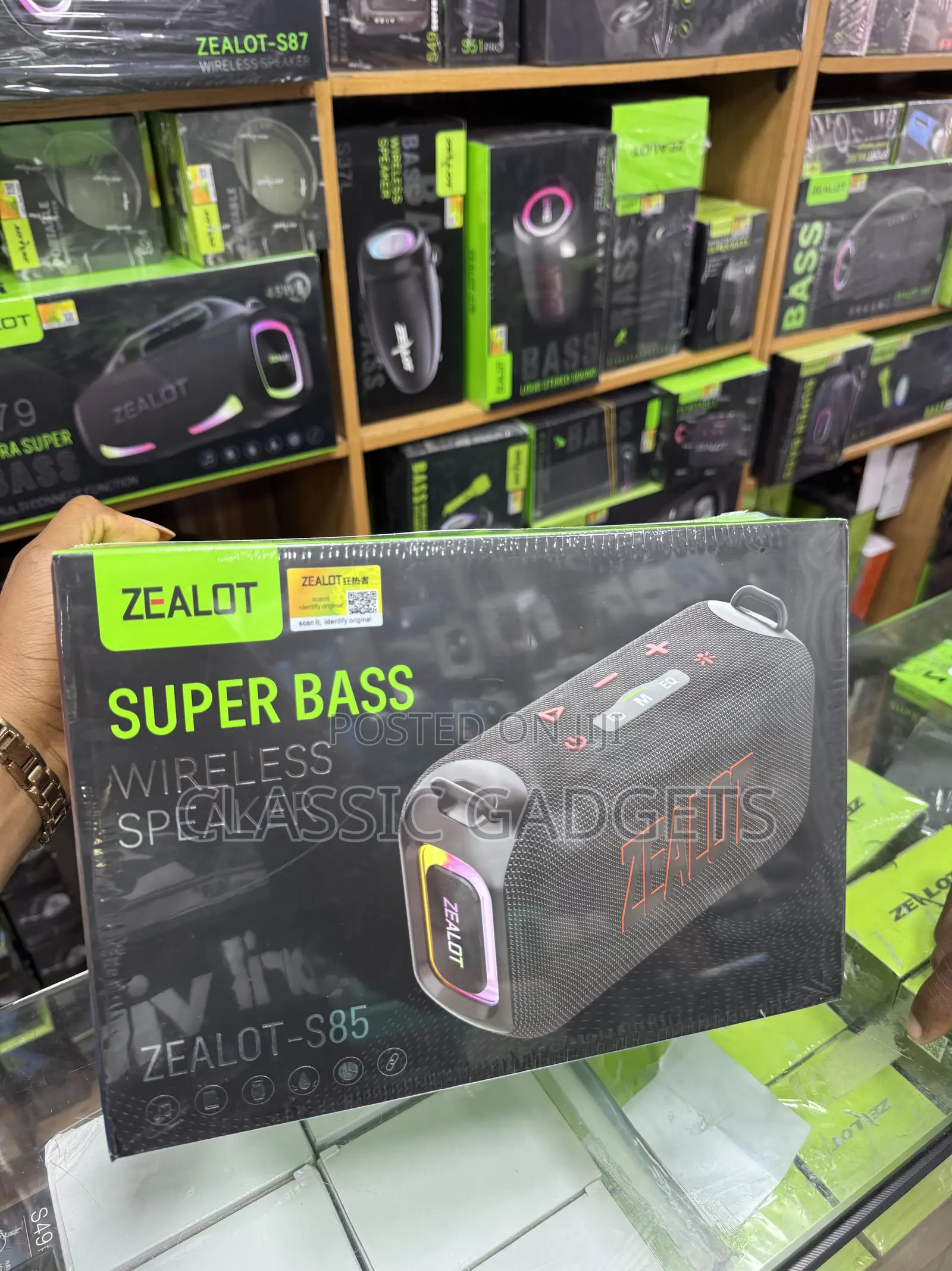 Zealot S85 50w Outdoor Waterproof Portable Bluetooth Speaker