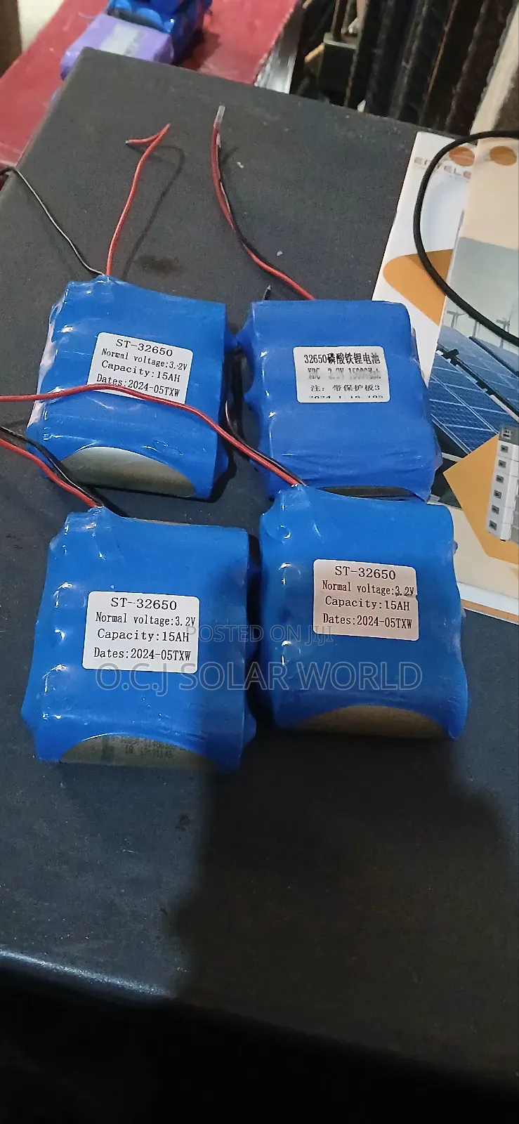 3 in One Solar Street Light Battery 15ah 3.2volts