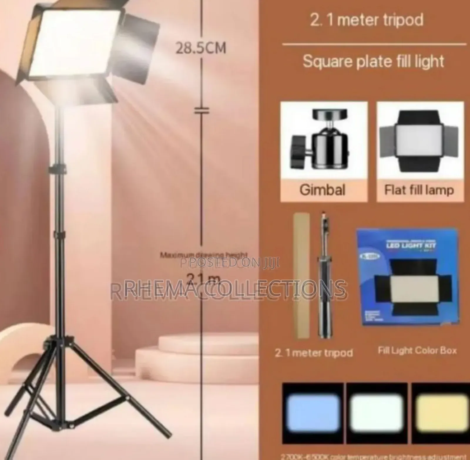 Ringlight 1200 Professional Photo and Video Led Light Kit