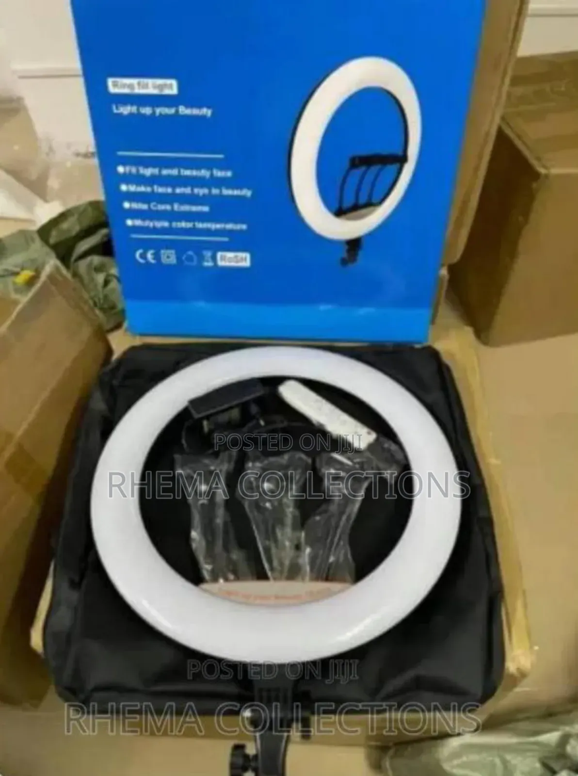 18 Inches Ringlight With Ith 3 Phone Holder and Stand