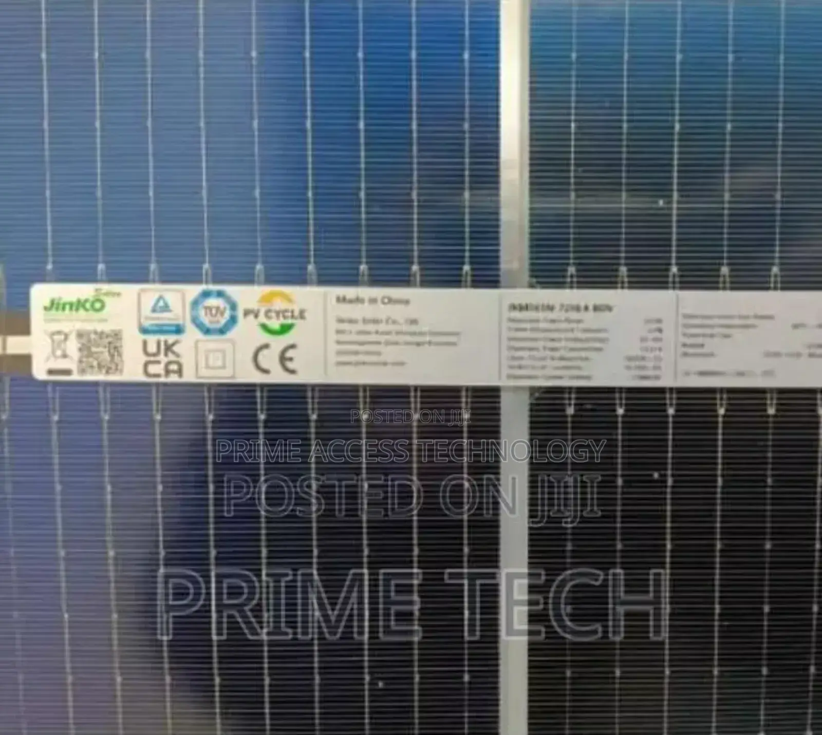 600watts Jinko Belfecial Mono Solar Panels
