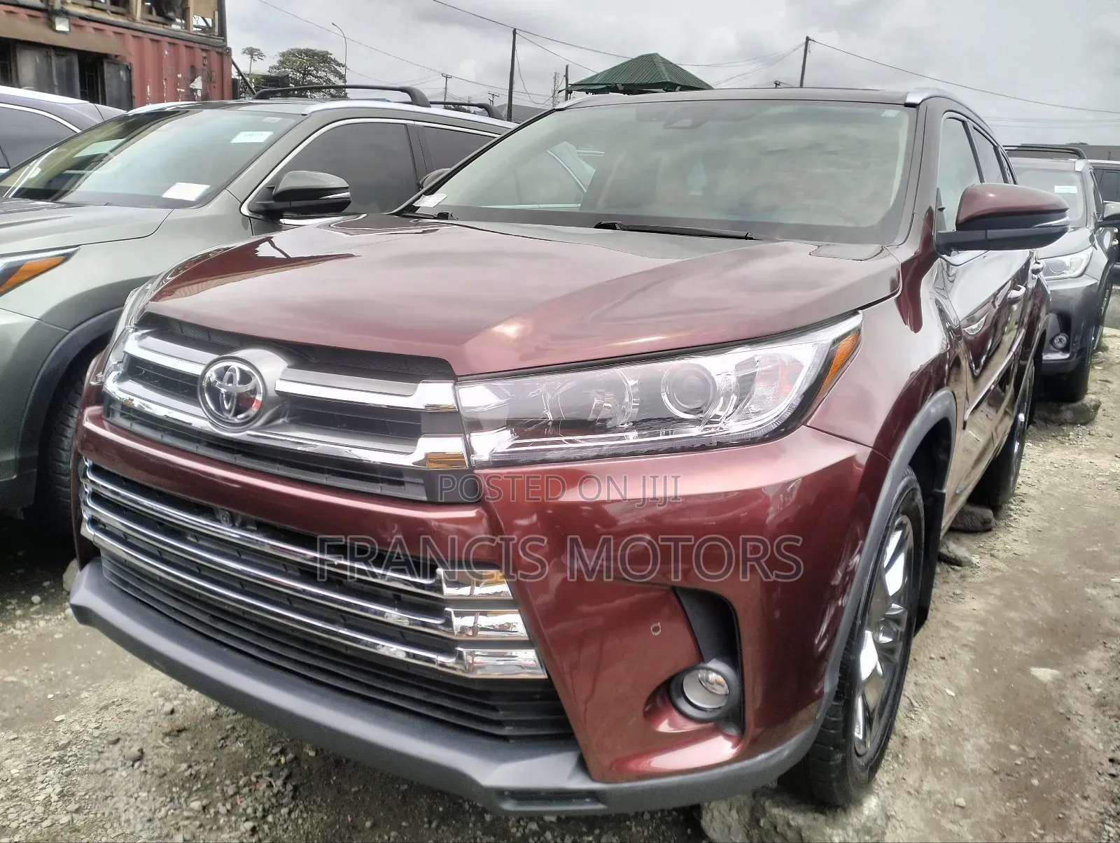 Toyota Highlander 2017 Burgundy