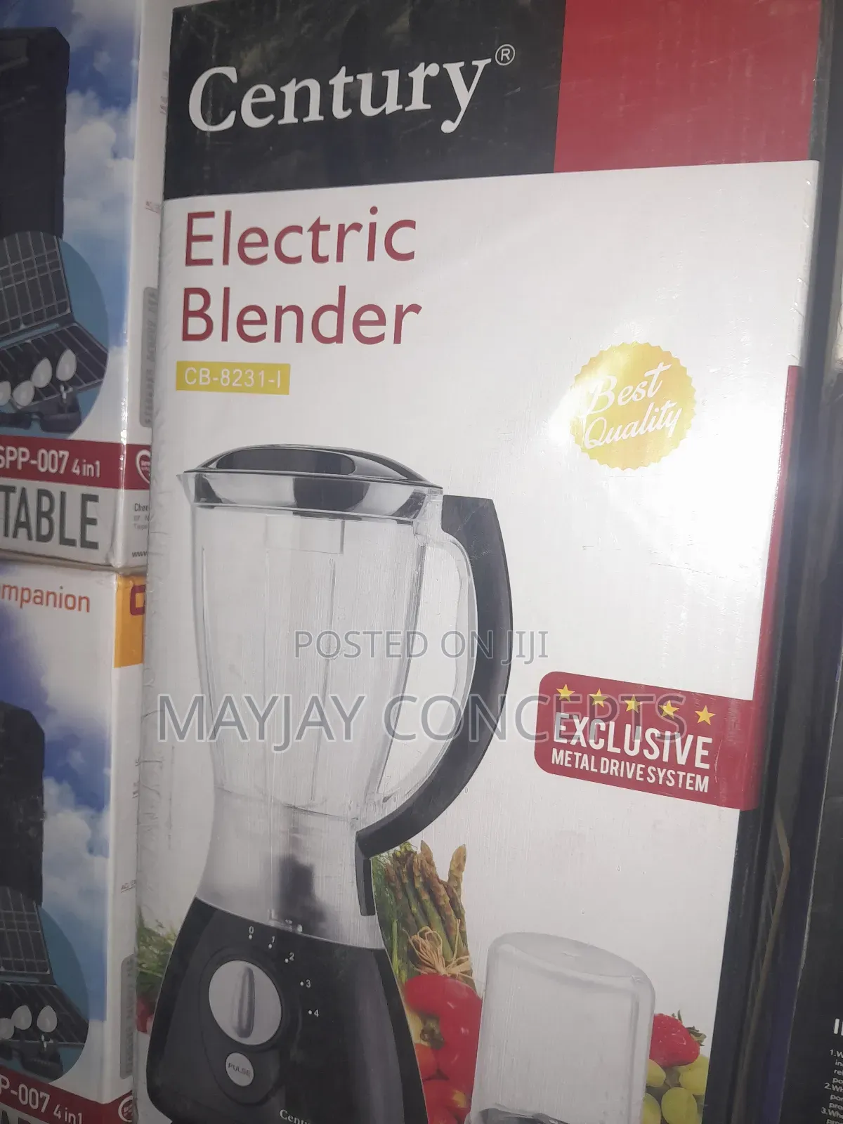 Century Electric Blender With Scratch Resistant Jar-8231i