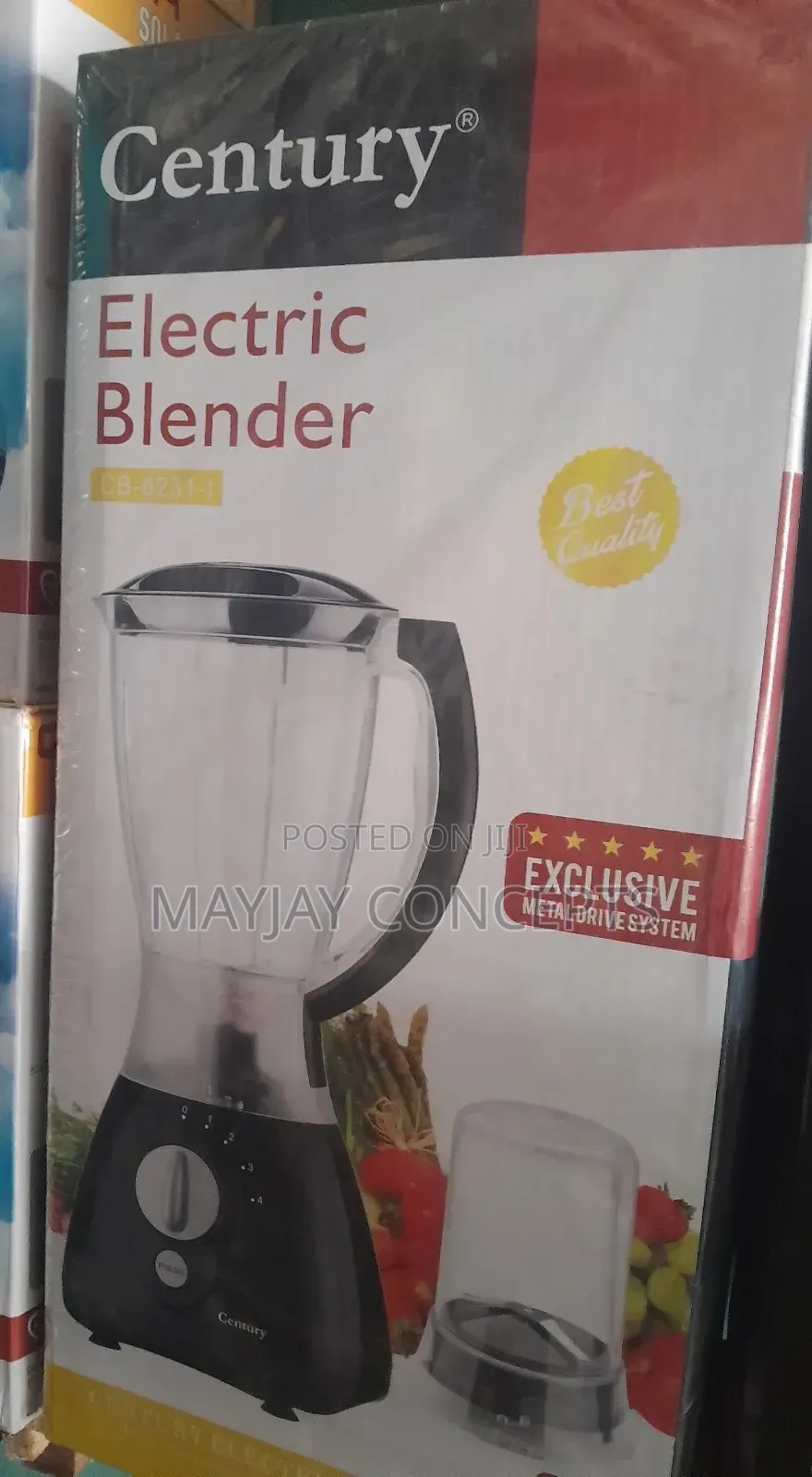 Century Electric Blender With Scratch Resistant Jar-8231i
