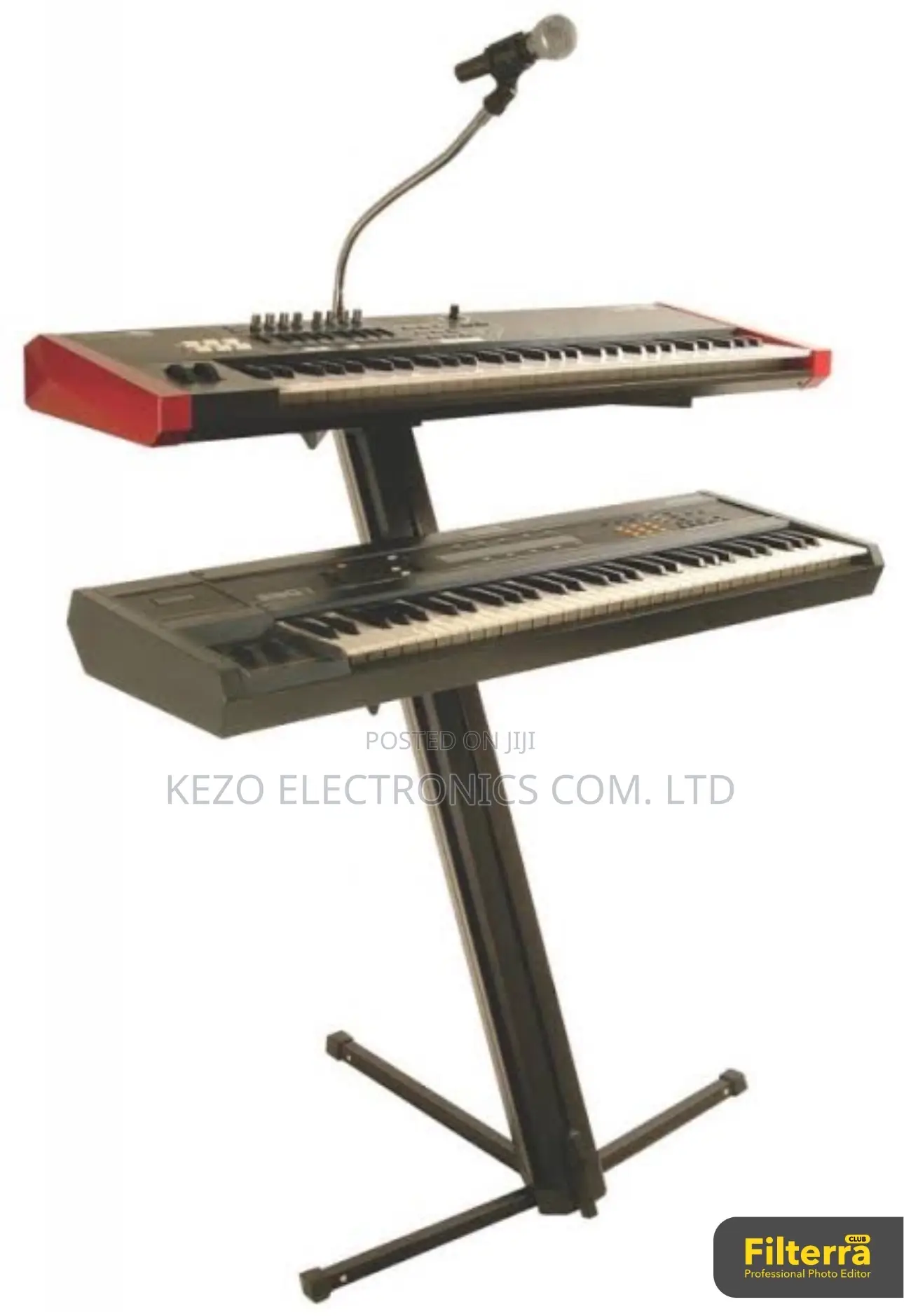 Professional Dual Keyboard Stand