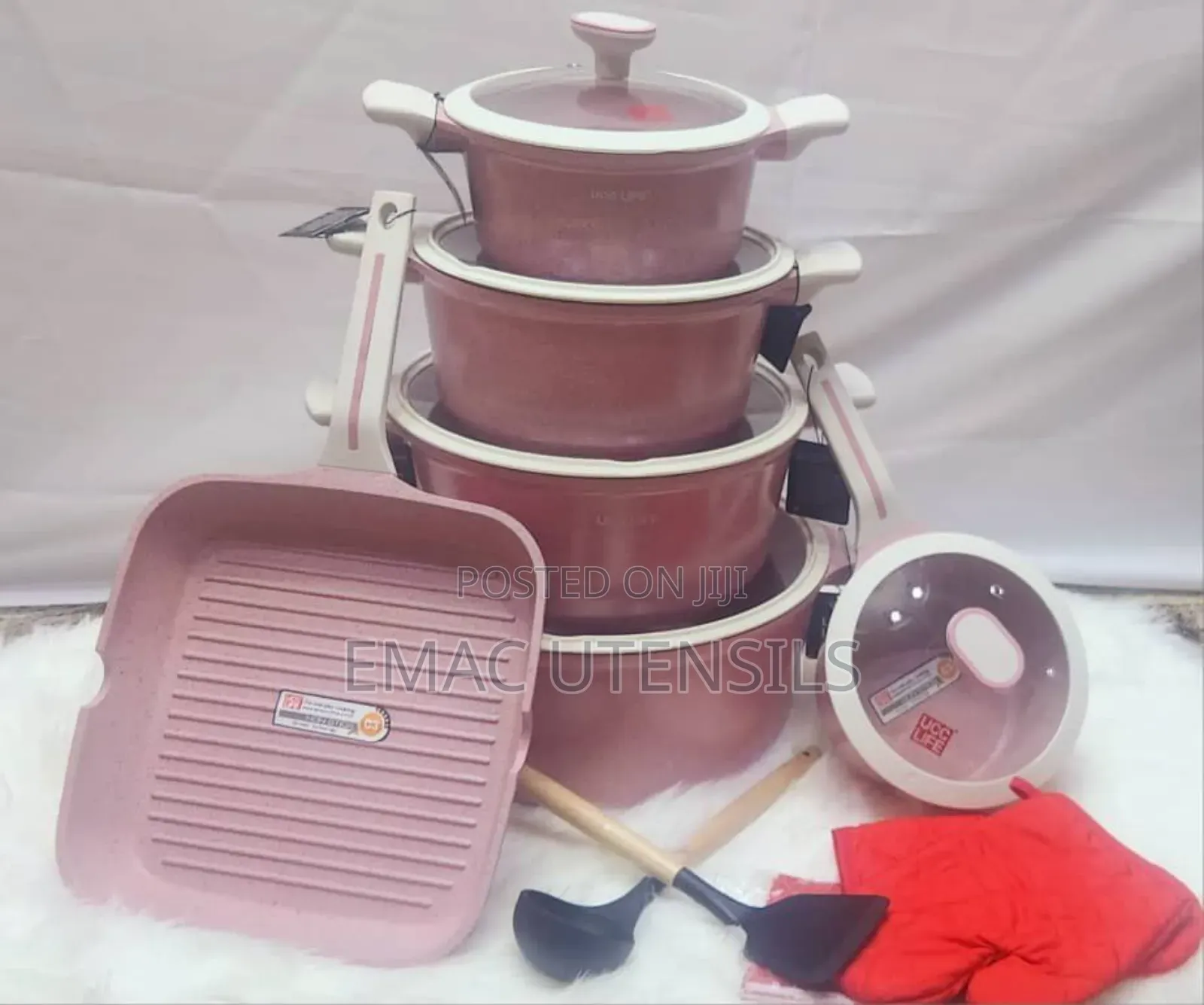 Quality Ucc Granite Cookware Set With Accessories