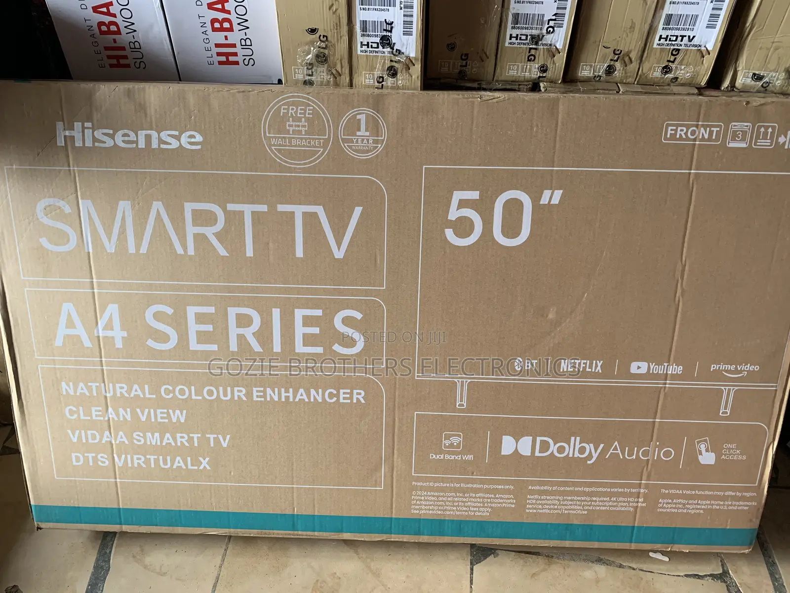 Hisense 50 Inches Led Smart Television A6 Series