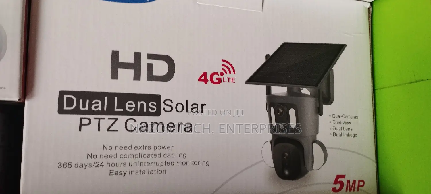 Dual Lens Solar PTZ Camera