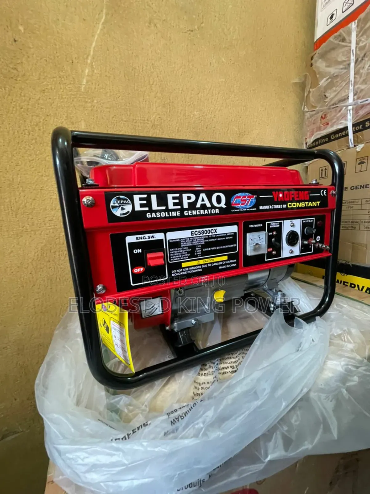 100% Copper Generator Elepaq Constant