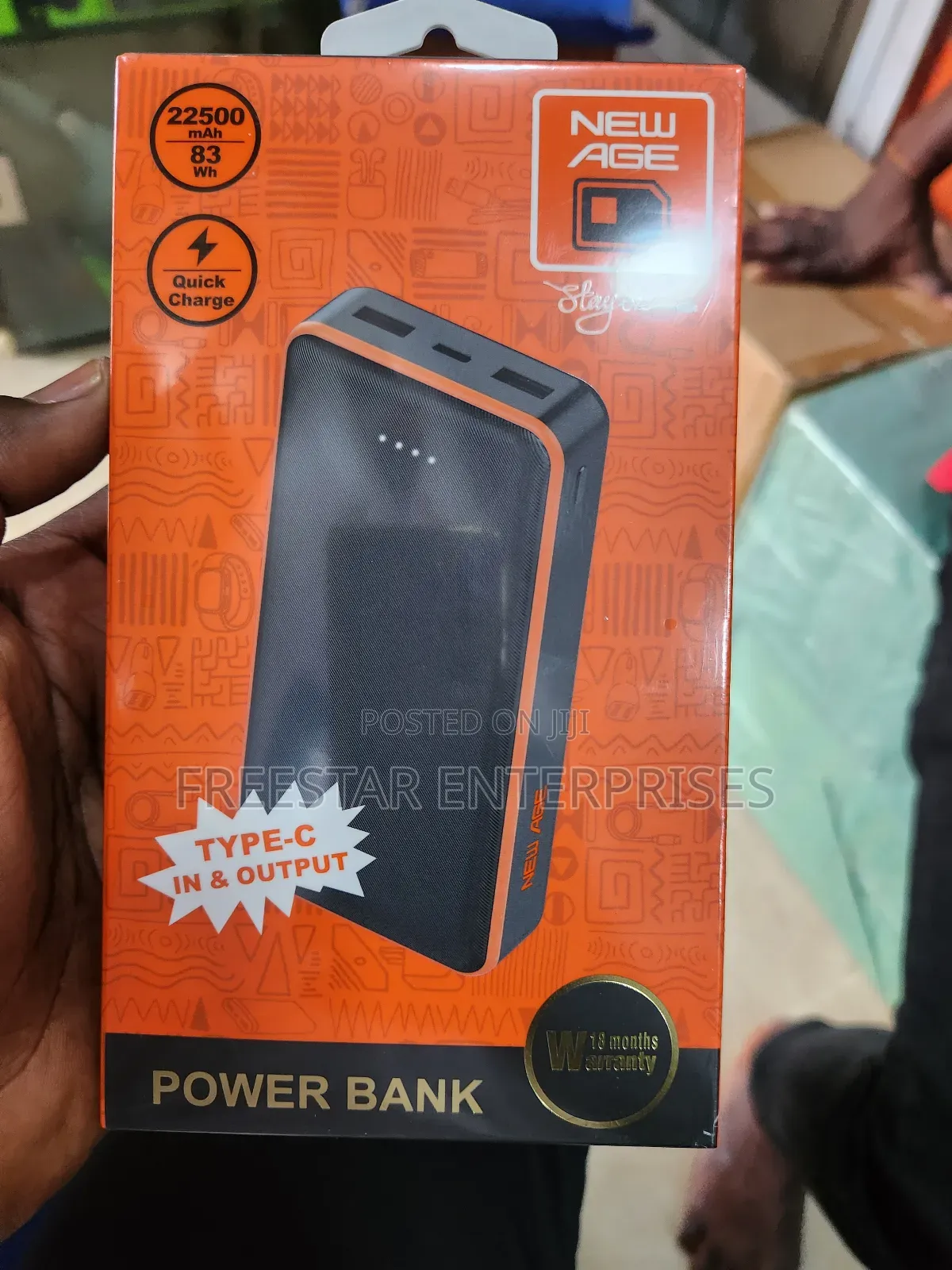 New Age 22500 Mah Power Bank. New Age Power Bank 22500mah