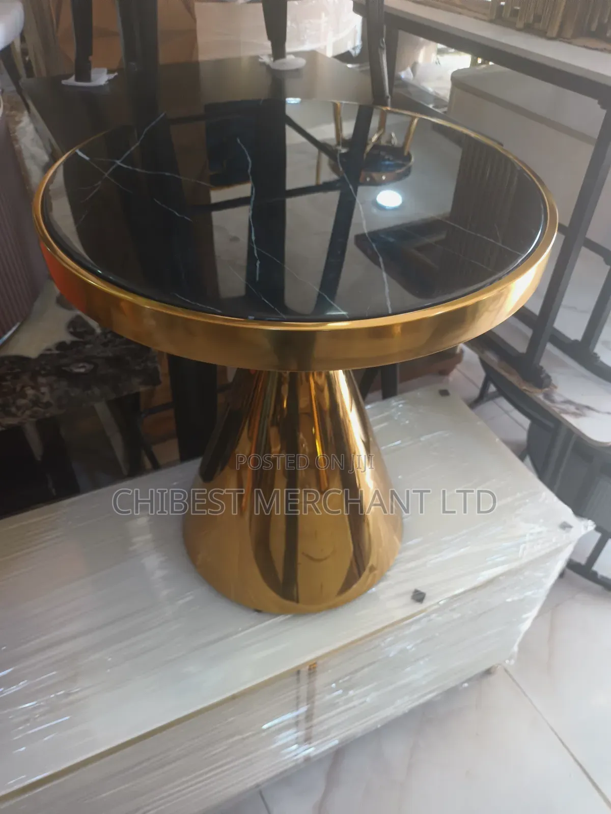 High Quality Marble Top Side Stool