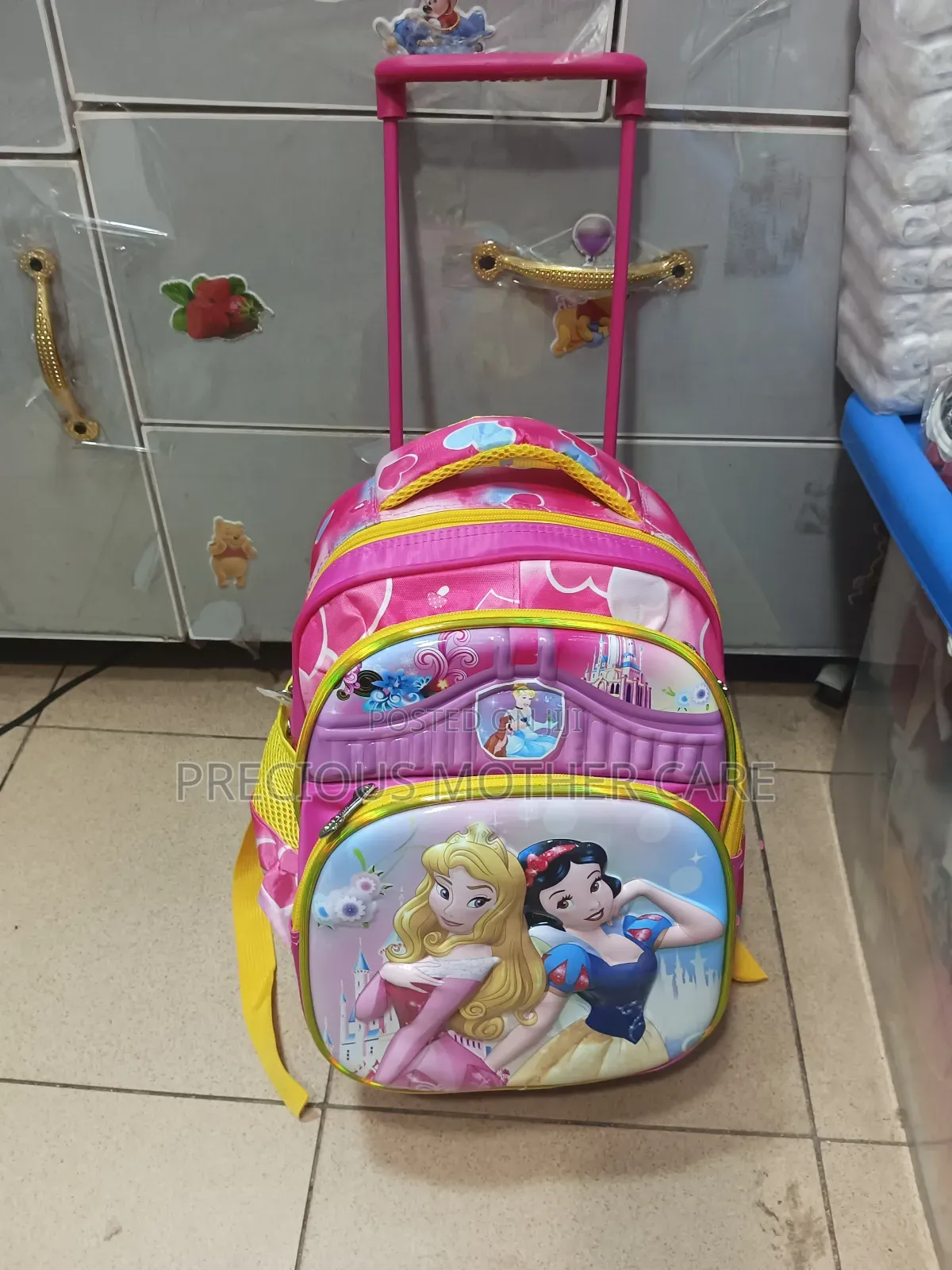 Girls Beginer Troulley School Bag for Age 1 to 3years To