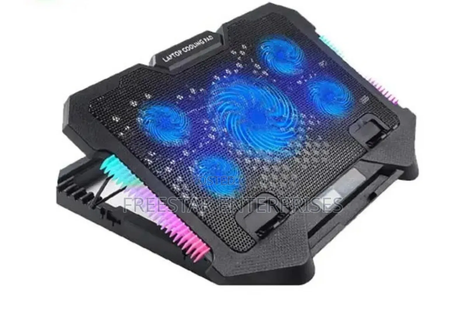 S500 RGB Laptop Gaming Cooling Pad 5 Fan. Laptop Cooling Pad
