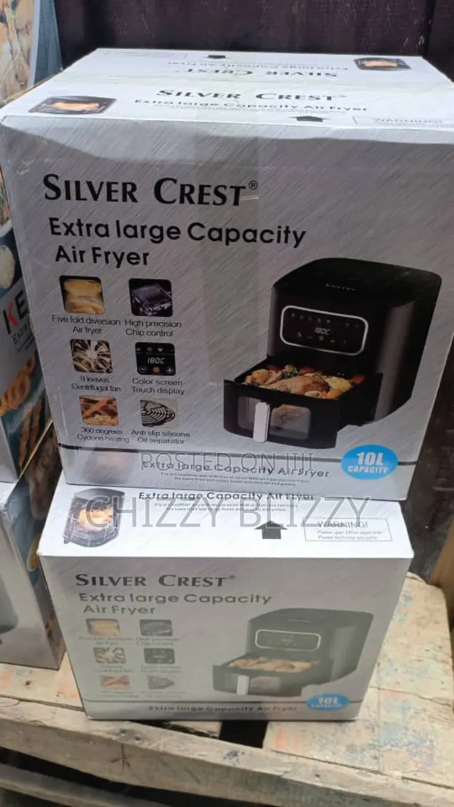 Silvercrest Extra Large Capacity Airfryer 10L