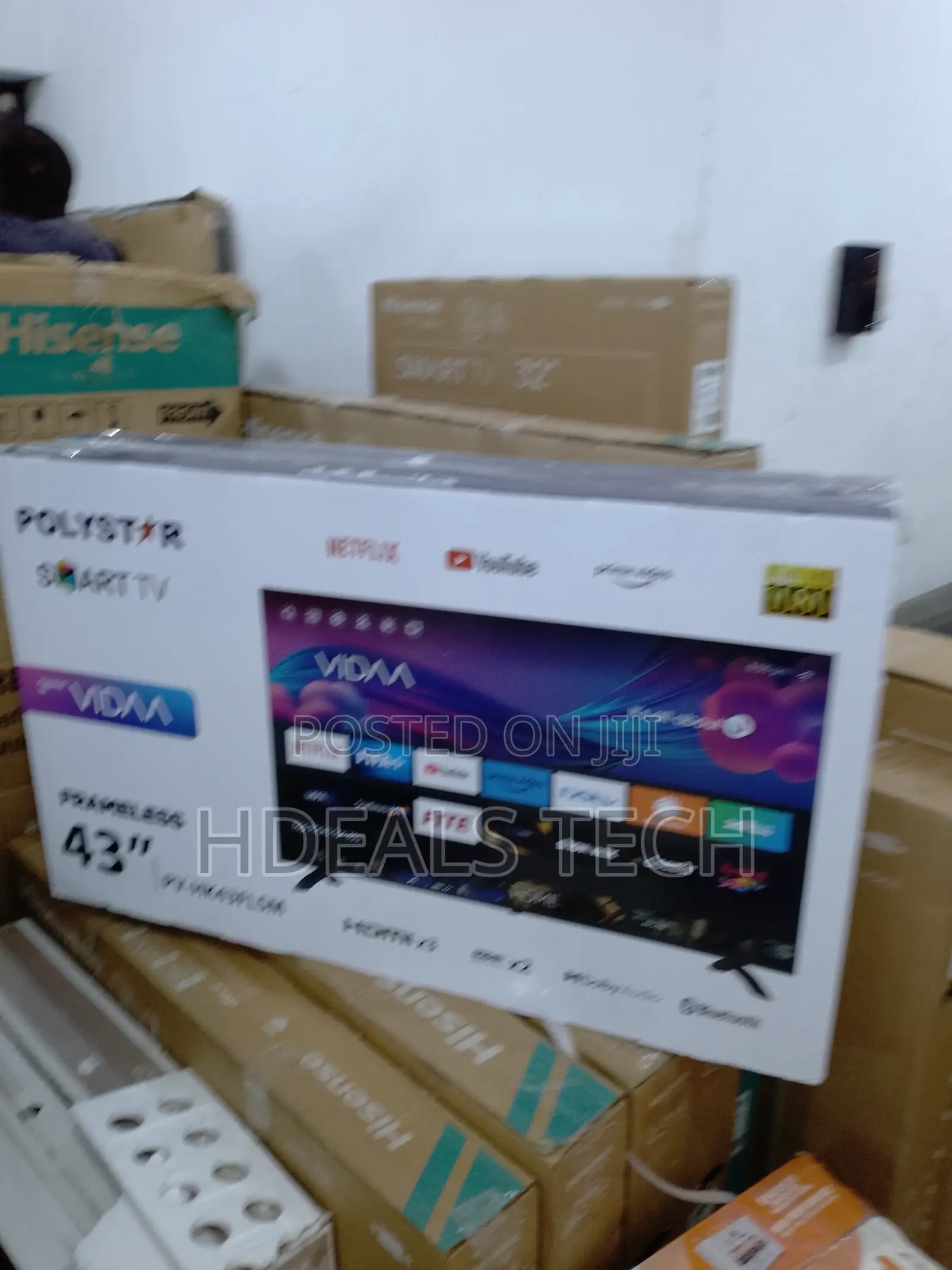 New in Polystar 43 Inches Smart TV