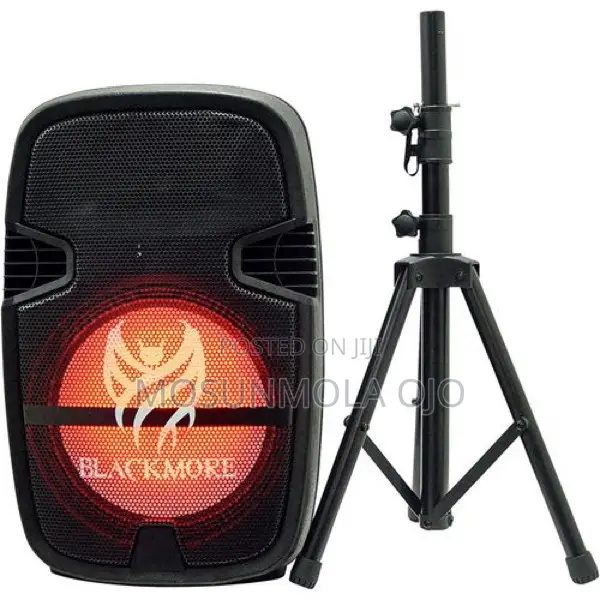 15 Inches Bluetooth Party Trolley Speaker With Tripod