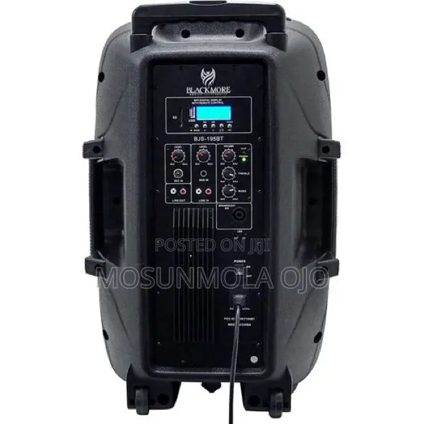 15 Inches Bluetooth Party Trolley Speaker With Tripod