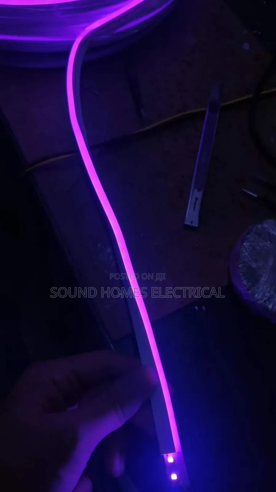 KMPBT Brand of Neon Pink Colour Striplight or Ropelight