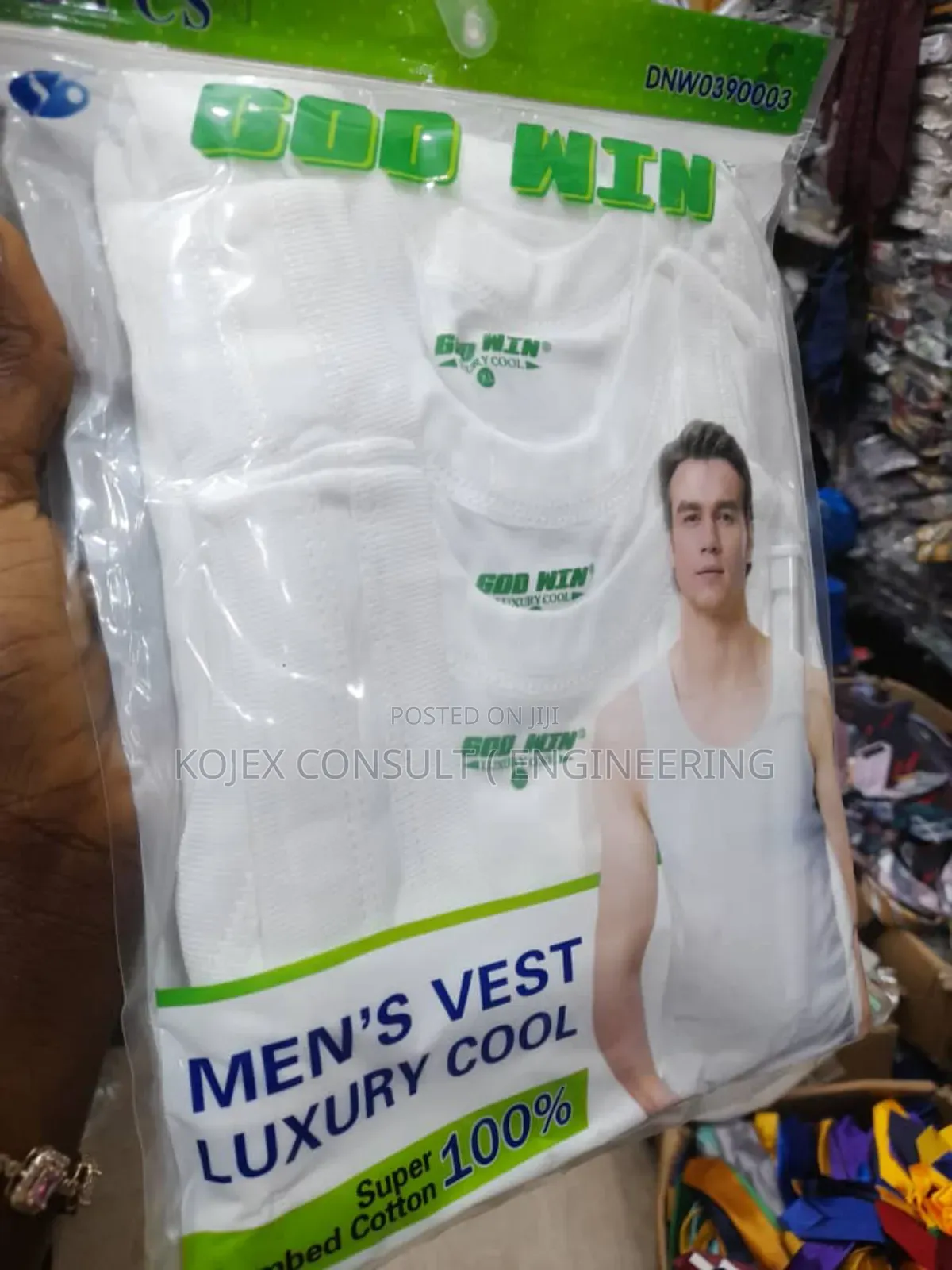GOD WIN 3pc Luxury Singlet Available as Seen
