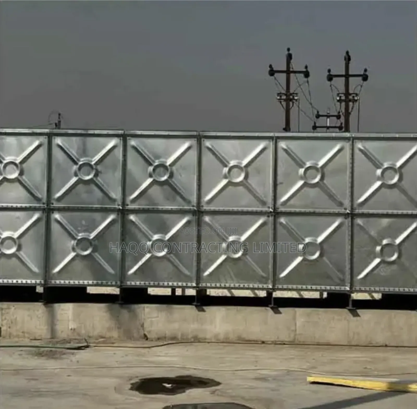 Hot-Deep-Galvanized [HDG] Pressed Steel Braithwaite SMC Tank