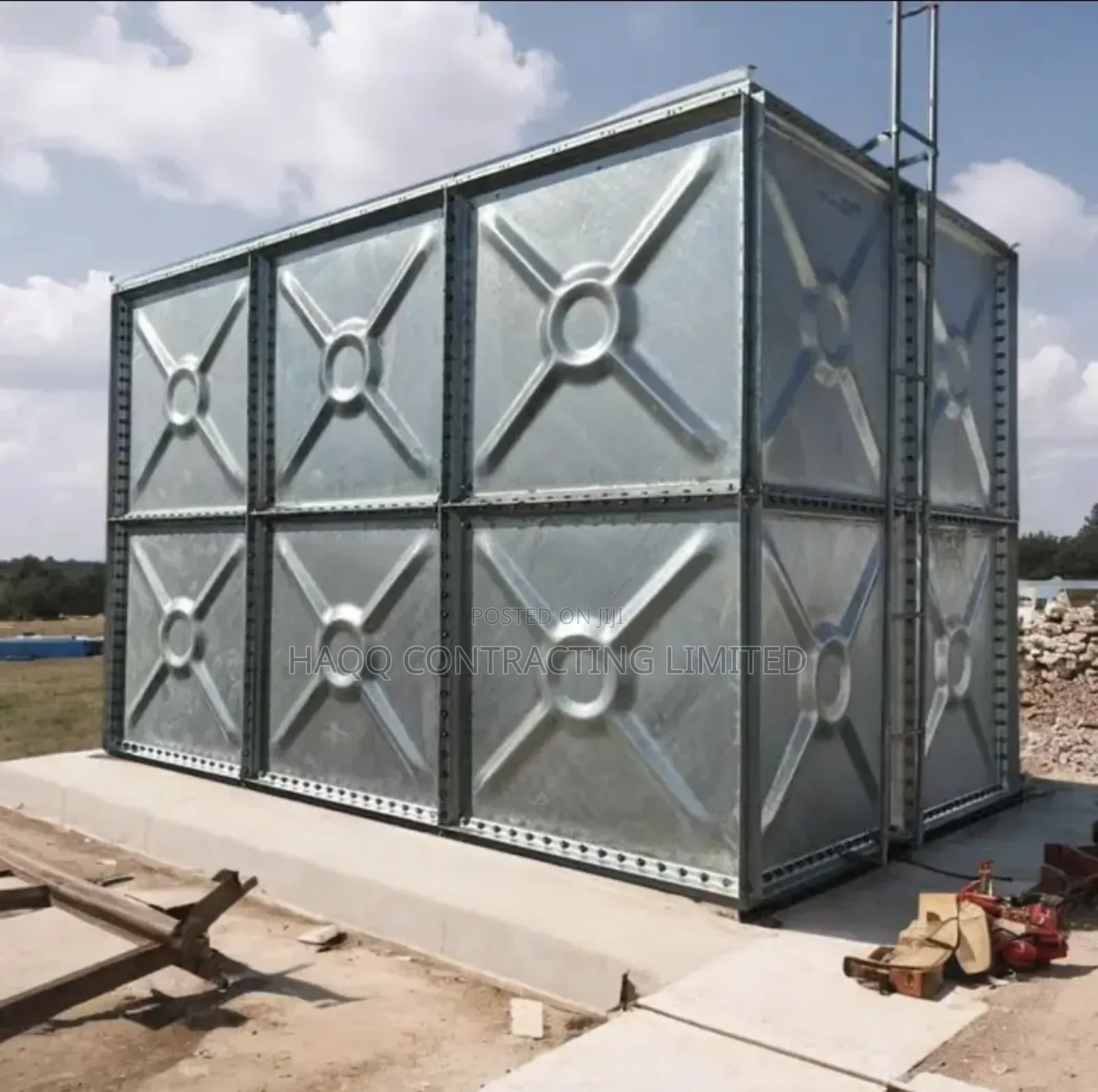 Hot-Deep-Galvanized [HDG] Pressed Steel Braithwaite SMC Tank