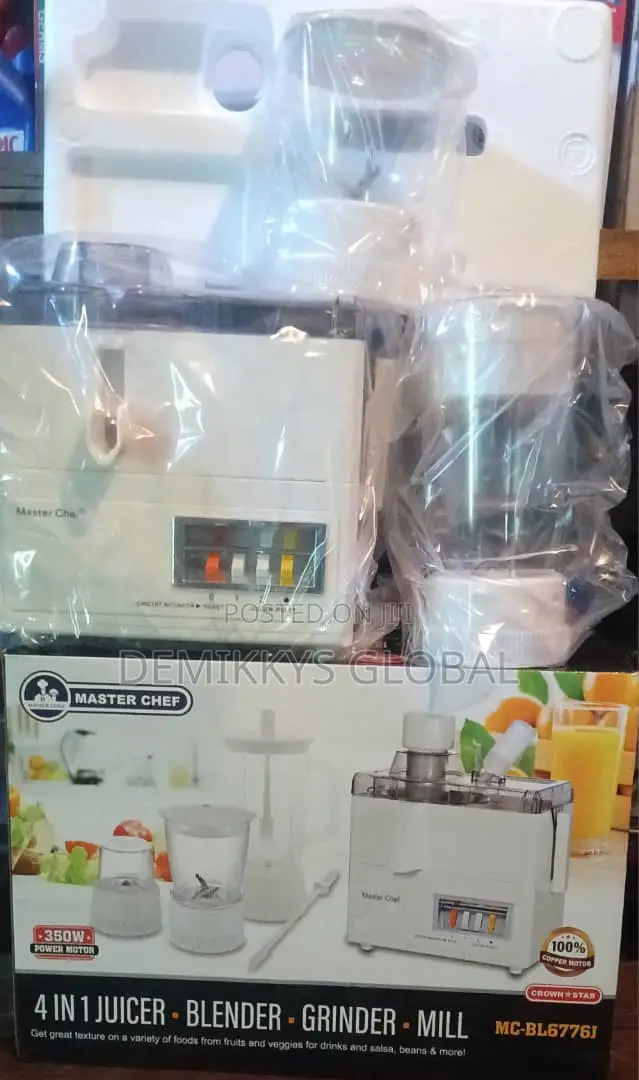 Masterchef 4 in 1 Juicer, Grinder, Blender Mill