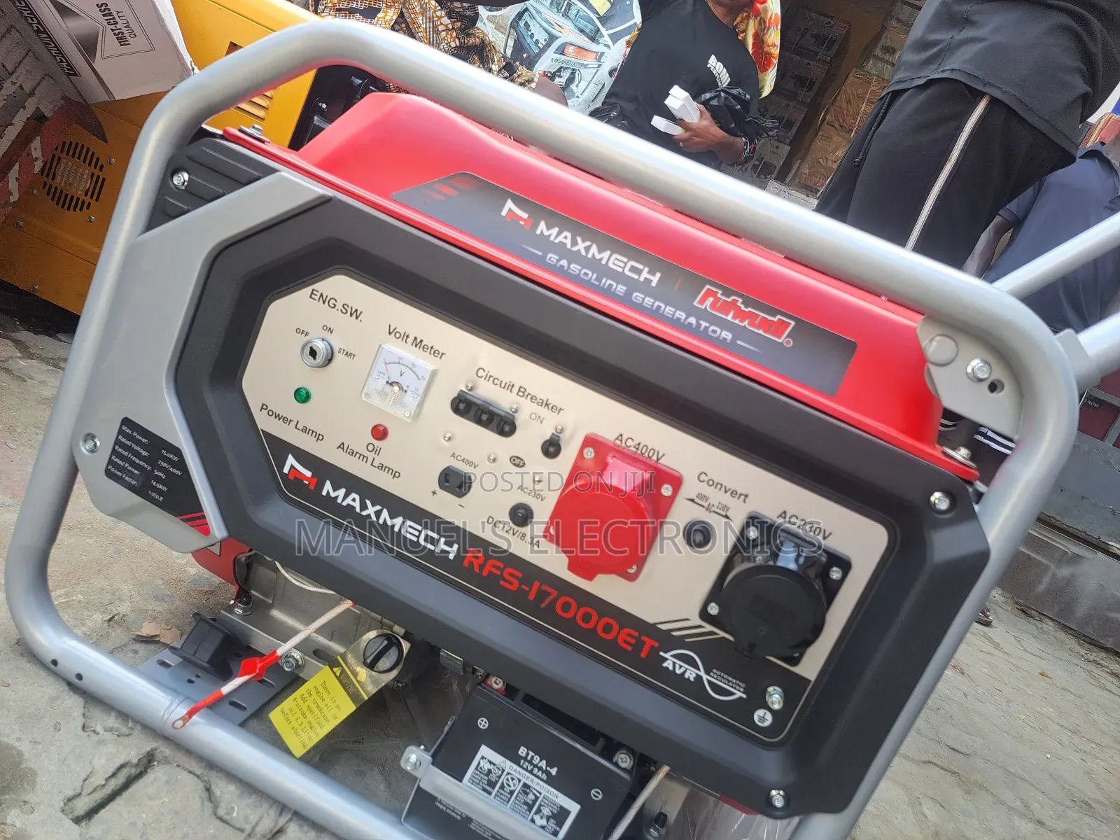 《》15kva Maxmech Three Phase Petrol Generato Model Rfs17000et