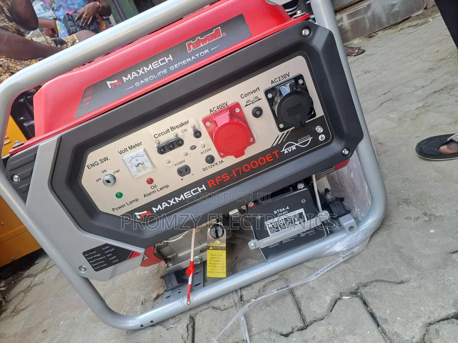 15kva Maxmech Three Phase Petrol Gen Model Rfs17000et