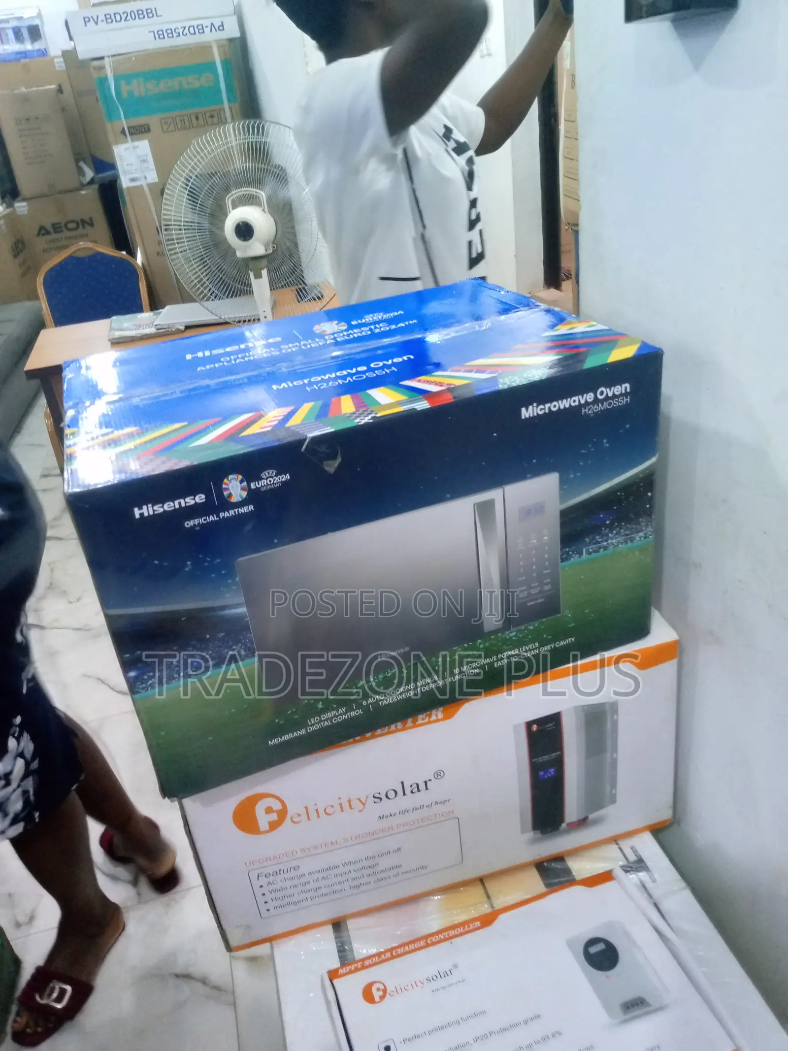 Smart Hisense H26mos5h Electric 26L Gray Microwave Oven