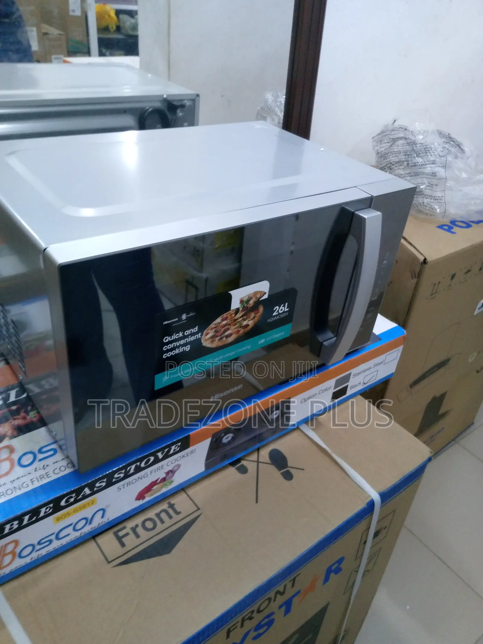 Smart Hisense H26mos5h Electric 26L Gray Microwave Oven