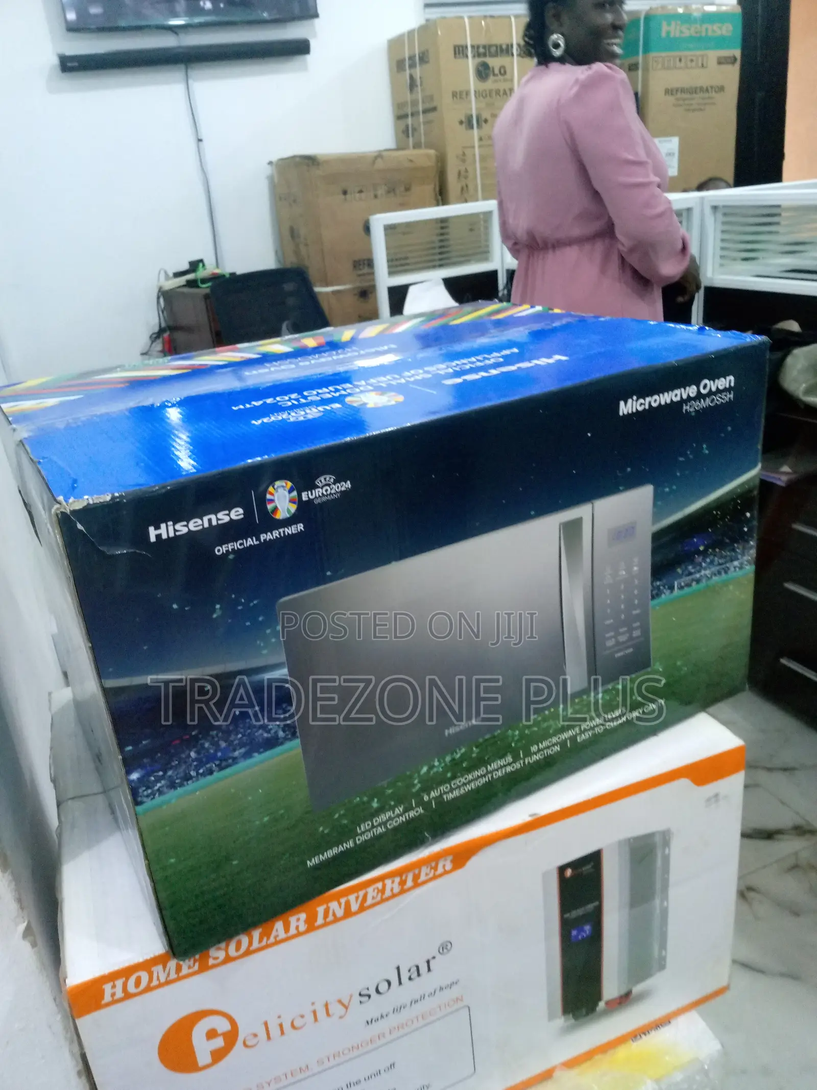 Automatic Hisense Electric Gray 26L Microwave Oven H26mos5h