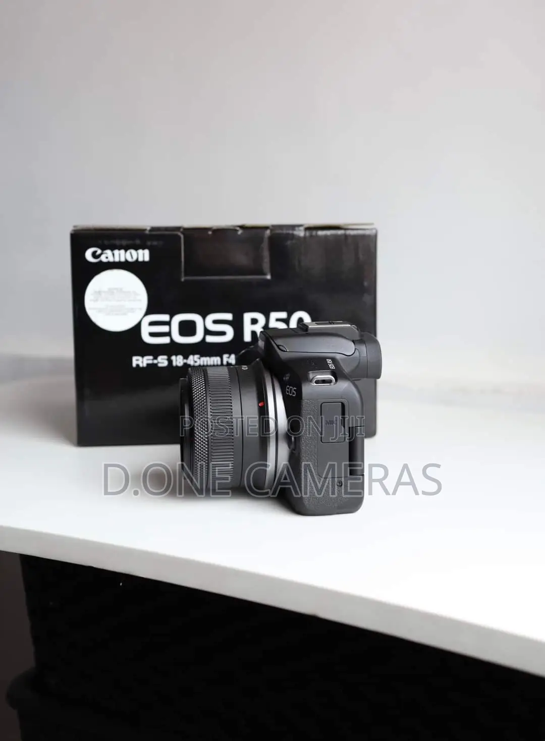 Canon Eos R50 Mirrorless Camera With 18-45mm Lens