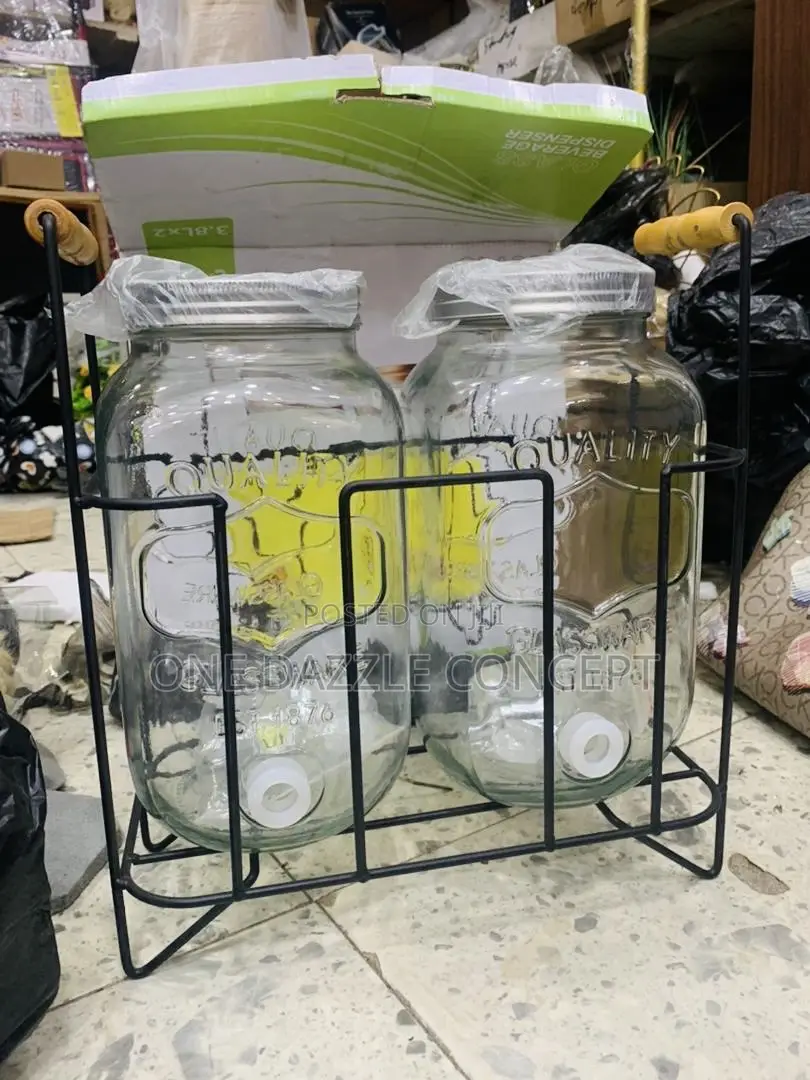 (3.8lx2) Double Glass Beverage Dispenser