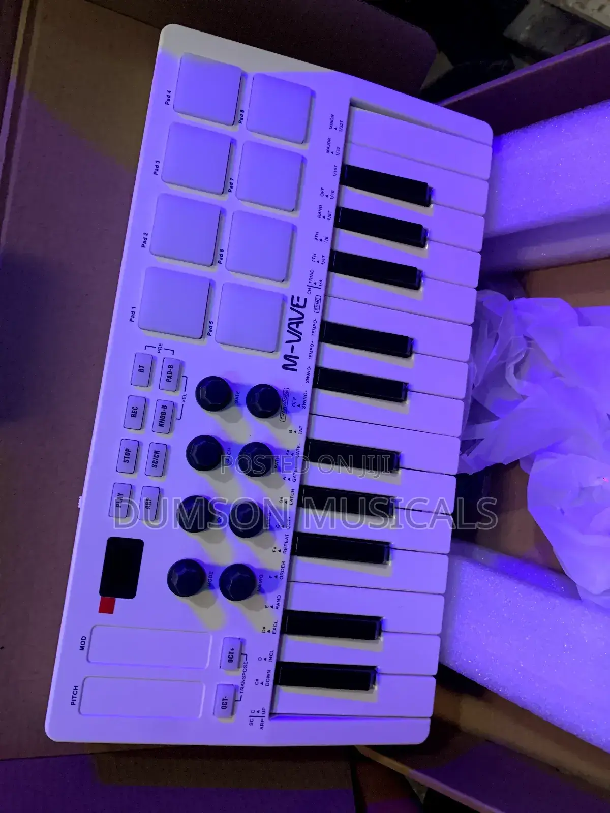 M-Vave SMK-25 25 Key Usb Midi Keyboard Controller Bluetooth