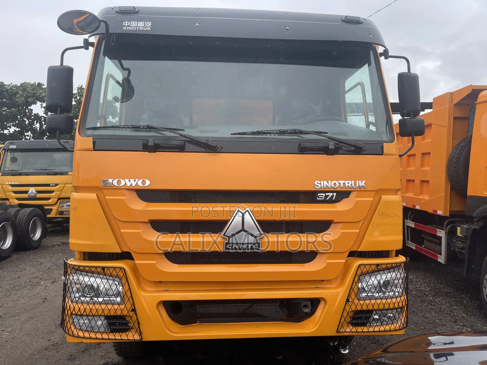 Foreign Used Howo Truck 10 Tyres 2011 Yellow
