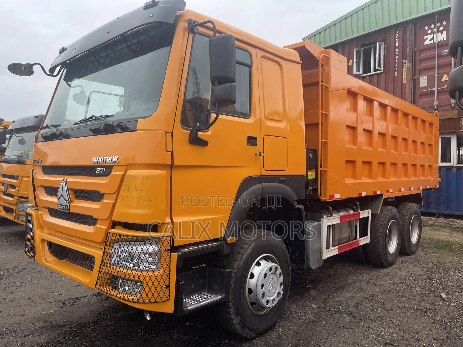 Foreign Used Howo Truck 10 Tyres 2011 Yellow