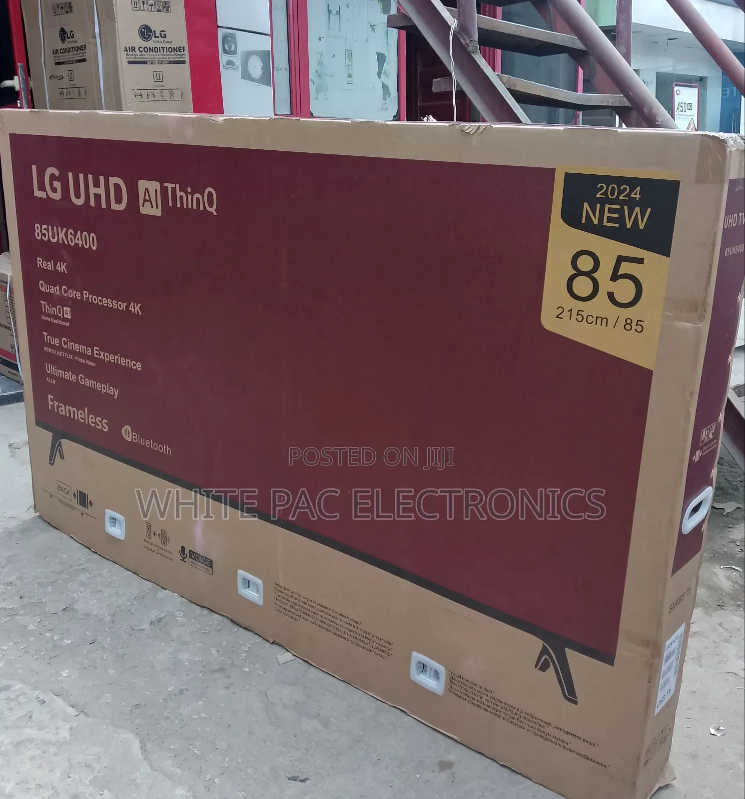 2024>New Lg 85" Uhd Android Smart Flameless Netflix Youtube