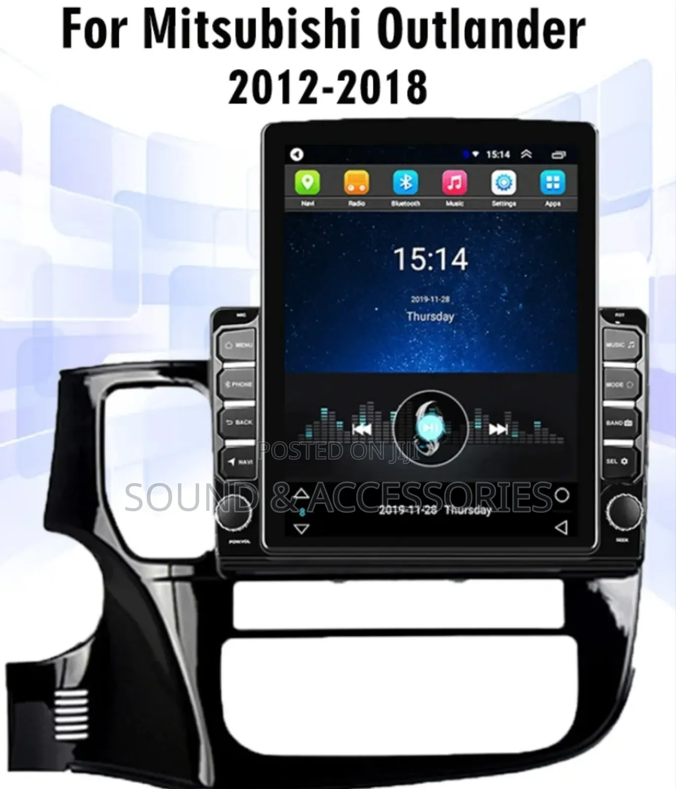 Mitsubishi Outlander 2012-2018 Tesla Android GPS Navigation