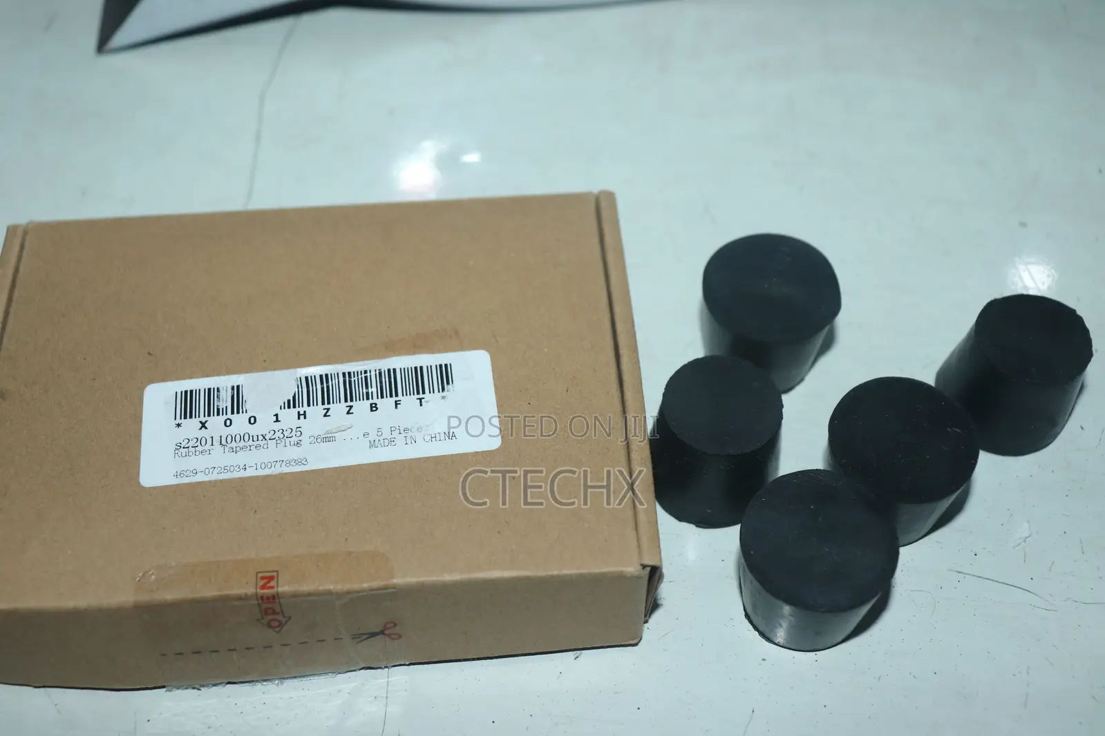 26mm Rubber Tapered Plug 5pcs