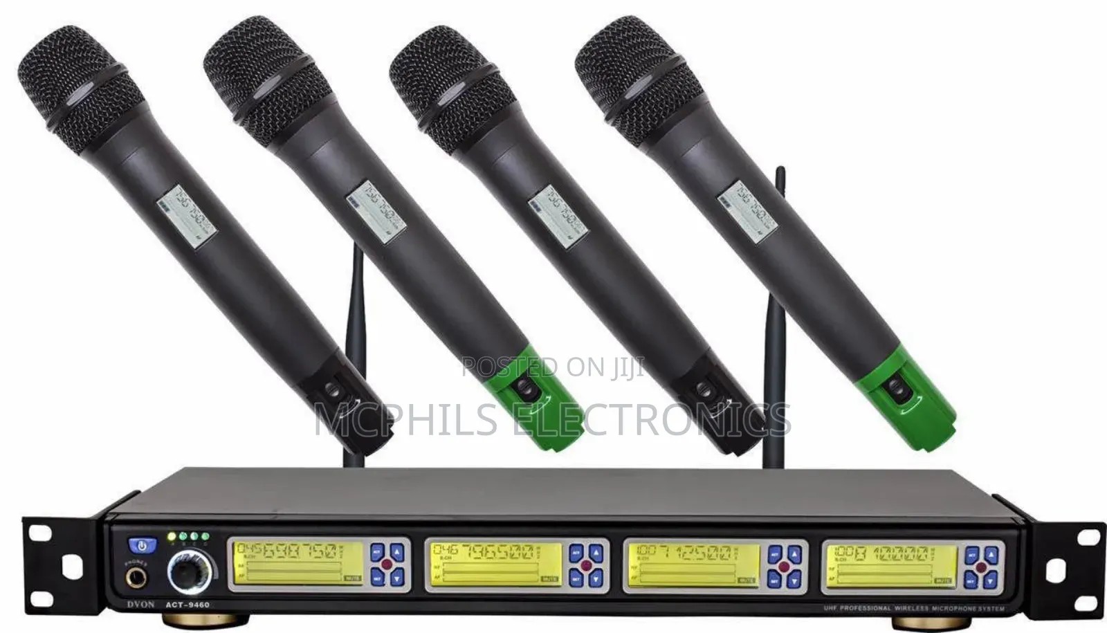 Dvon 4handheld Wireless Mic Act-9460