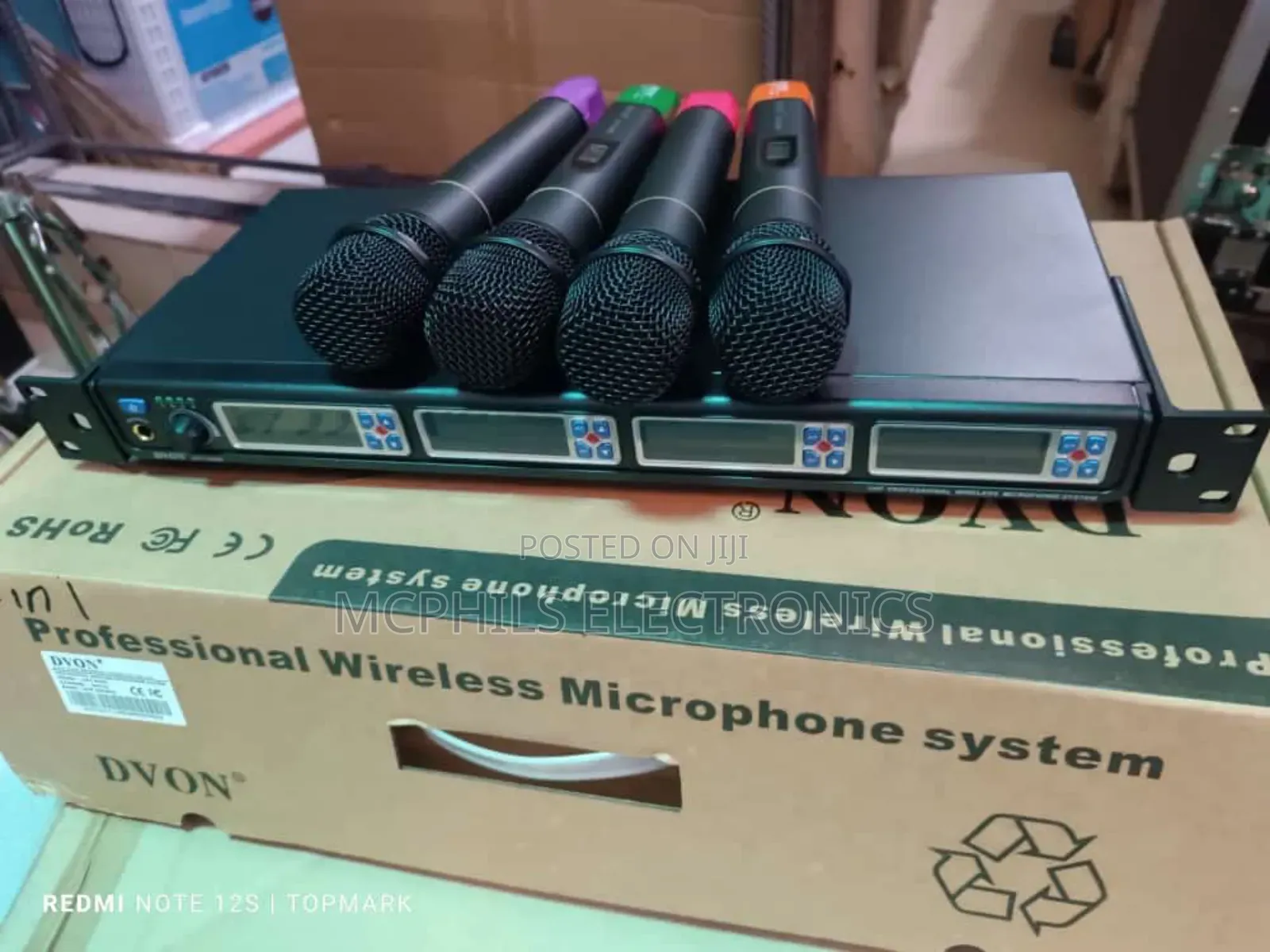 Dvon 4handheld Wireless Mic Act-9460