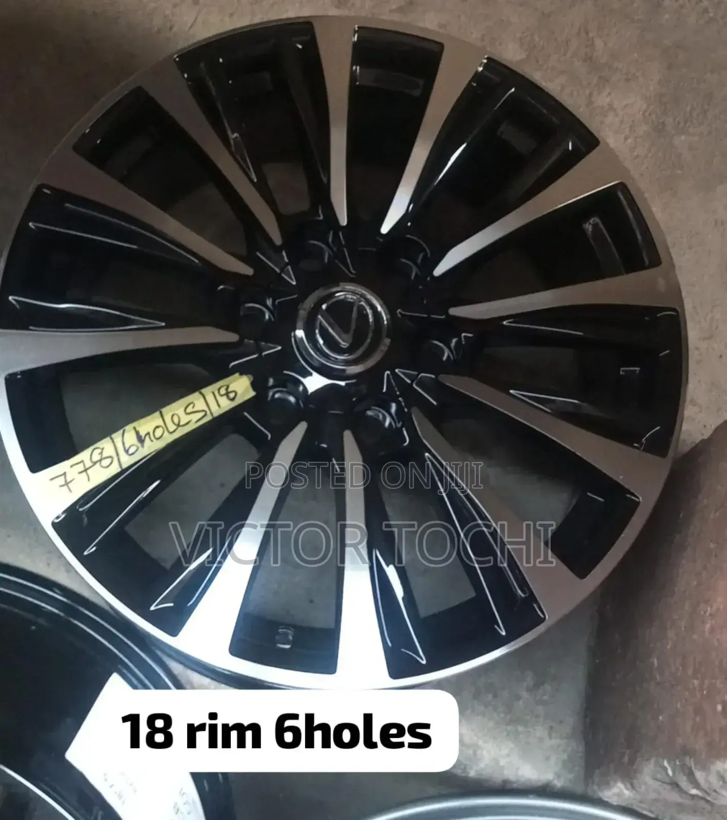 18 Alloy Rim 6 Holes Toyota Prado, Gx460, Hilux