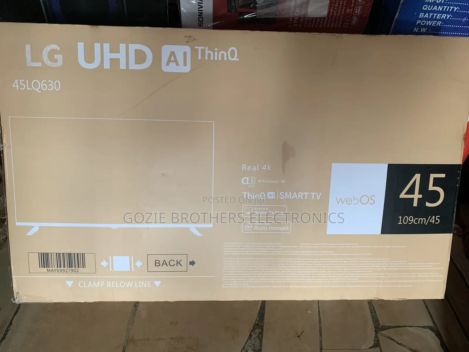 LG 45 Inches Smart UHD Television With Bluetooth Connection