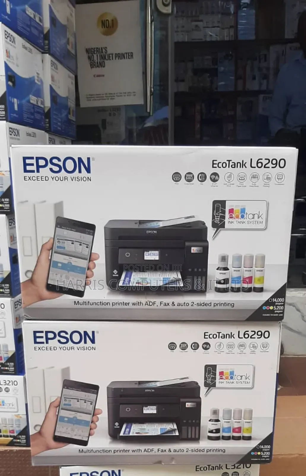 Epson L6290 Multifunction A4 Ecotank With Adf Printer