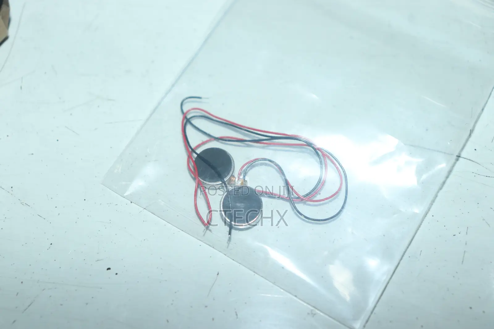 DC 3V 10mm Mobile Coin Flat Vibrating Vibration Motor Wire
