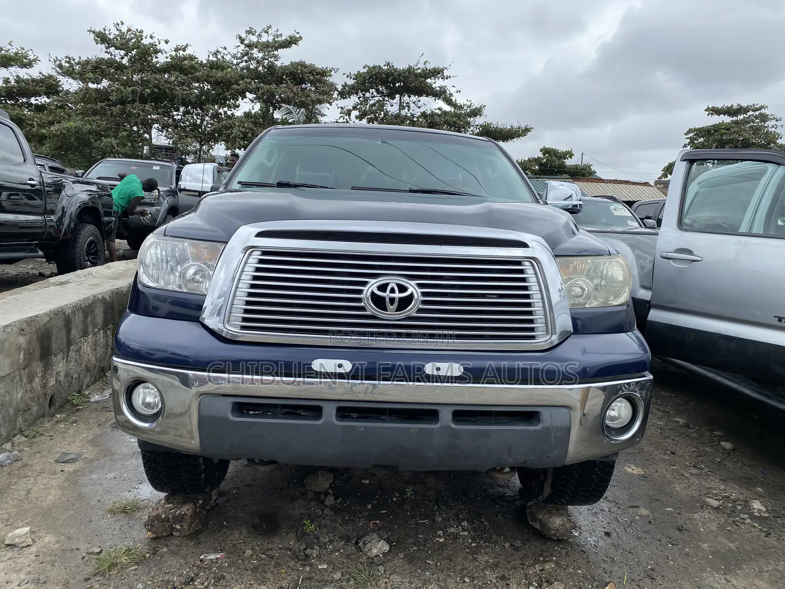 Toyota Tundra Double Cab 4x4 Limited 2012 Blue