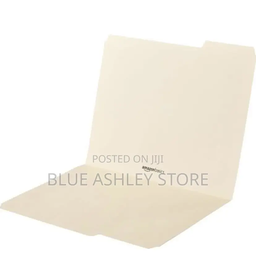 Amazon Basics File Folders, Letter Size, Manila 100pcs