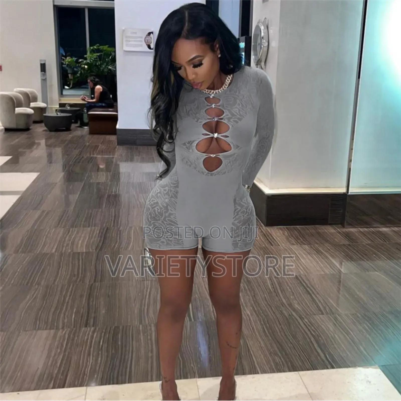 Women Trim Clubwear Playsuits