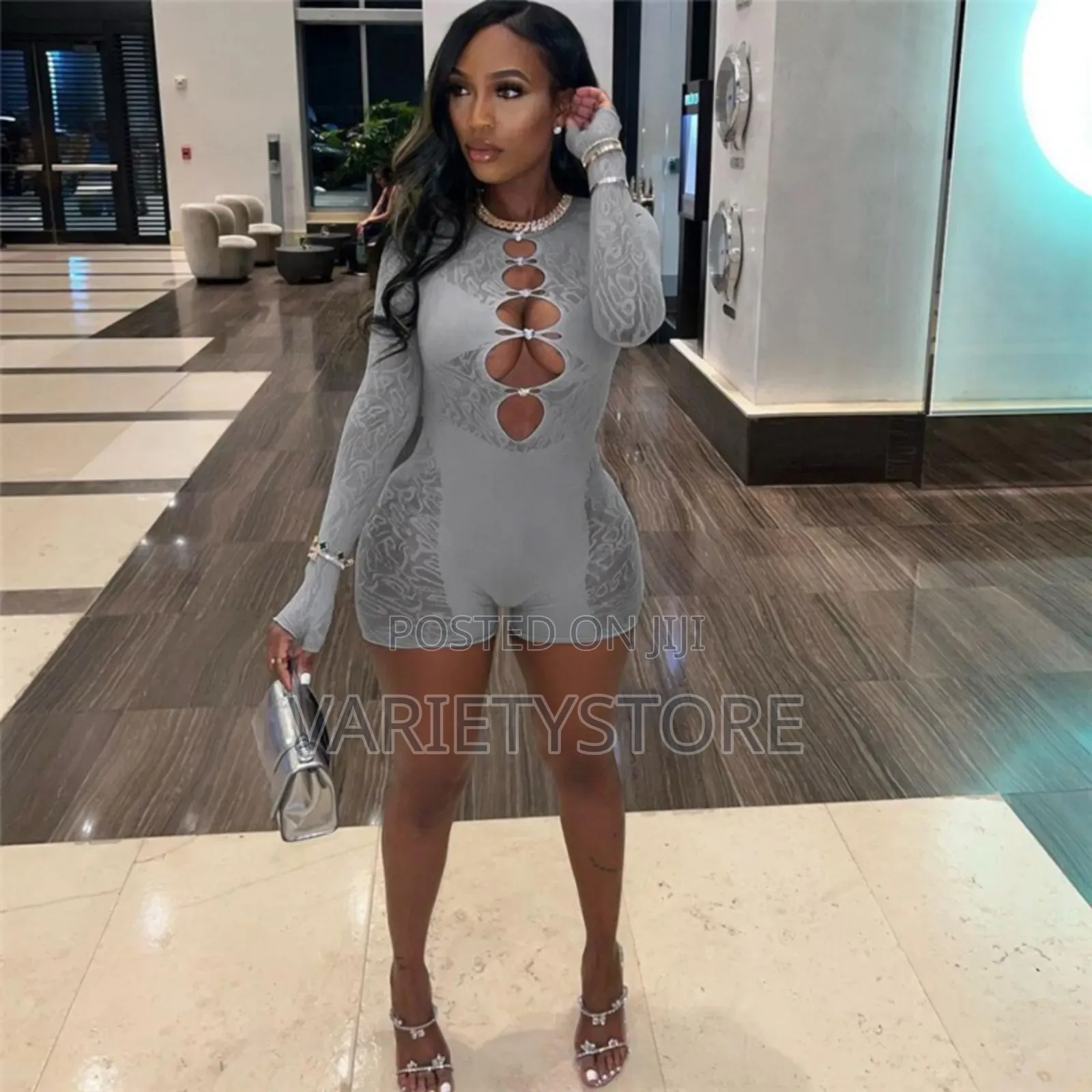 Women Trim Clubwear Playsuits