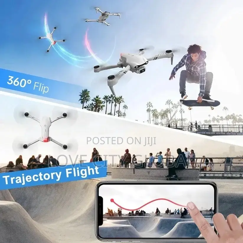 F10 Wifi Hd 1000m FPV Camera Drone 5g Quadcopter 2 Battery